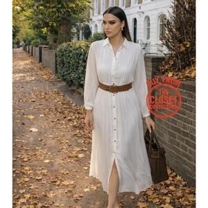 ZARA Belted Midi Dress NWT LAST ONE!!! 🤍